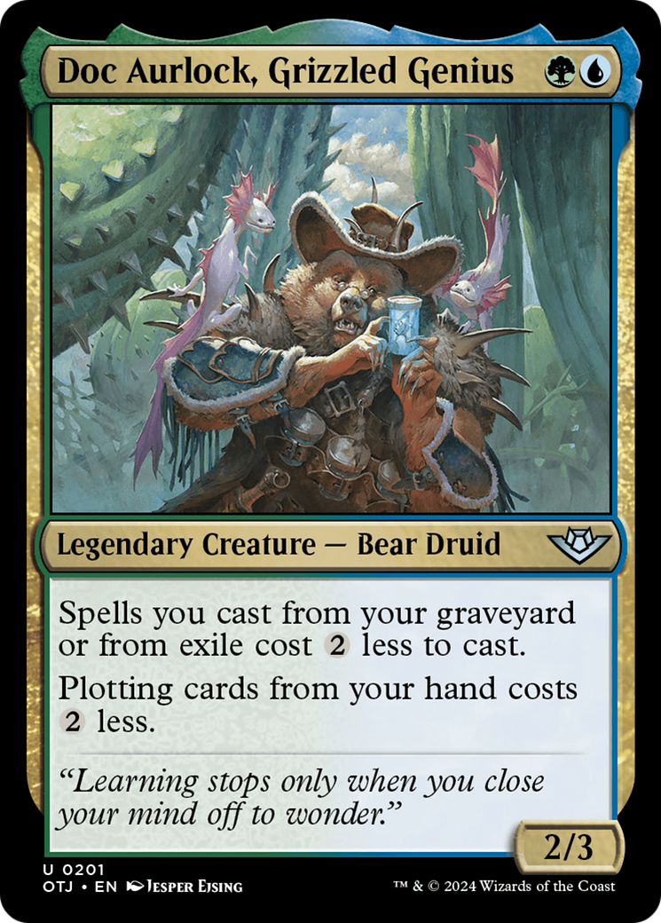 Doc Aurlock, Grizzled Genius [Outlaws of Thunder Junction]-1