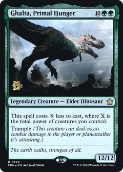 Ghalta, Primal Hunger [Foundations Prerelease Promos]-1