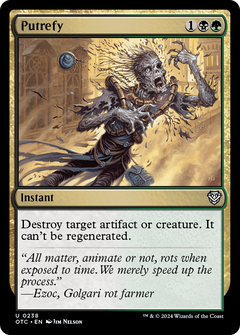 Putrefy [Outlaws of Thunder Junction Commander]-1