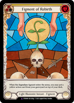 Figment of Rebirth // Avalon, Archangel of Rebirth (Marvel) [DTD009] (Dusk Till Dawn)  Cold Foil-1