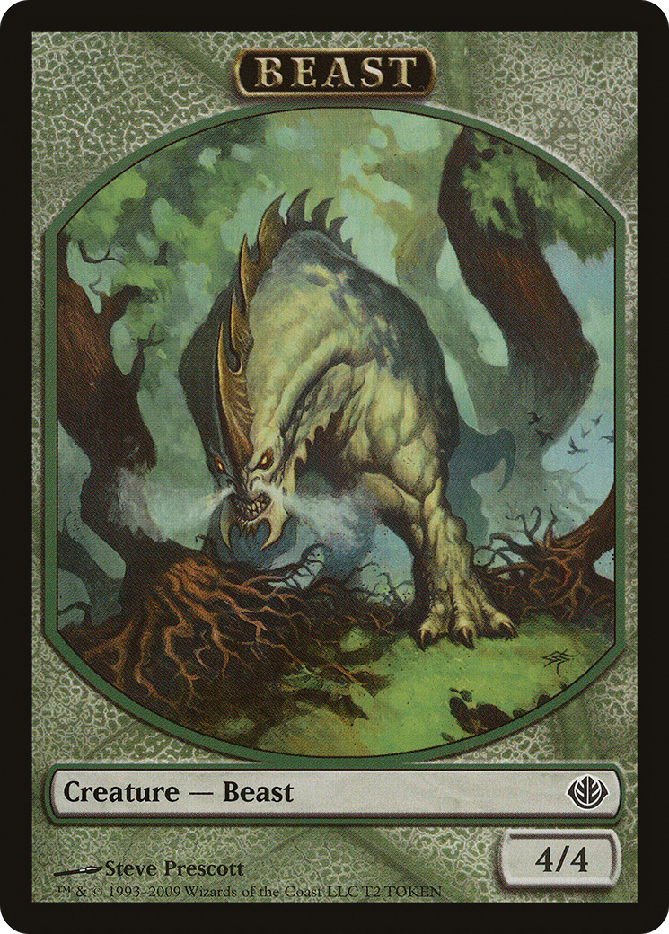 Beast Token (T2) [Duel Decks: Garruk vs. Liliana Tokens]-1