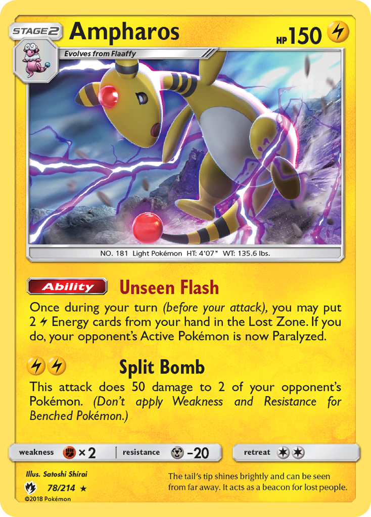 Ampharos (78/214) [Sun & Moon: Lost Thunder]-1