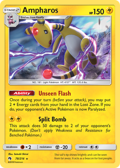 Ampharos (78/214) [Sun & Moon: Lost Thunder]-1