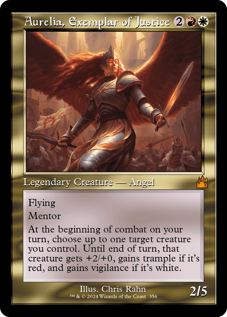 Aurelia, Exemplar of Justice (Retro) [Ravnica Remastered]-1