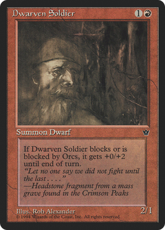 Dwarven Soldier (Rob Alexander) [Fallen Empires]-1