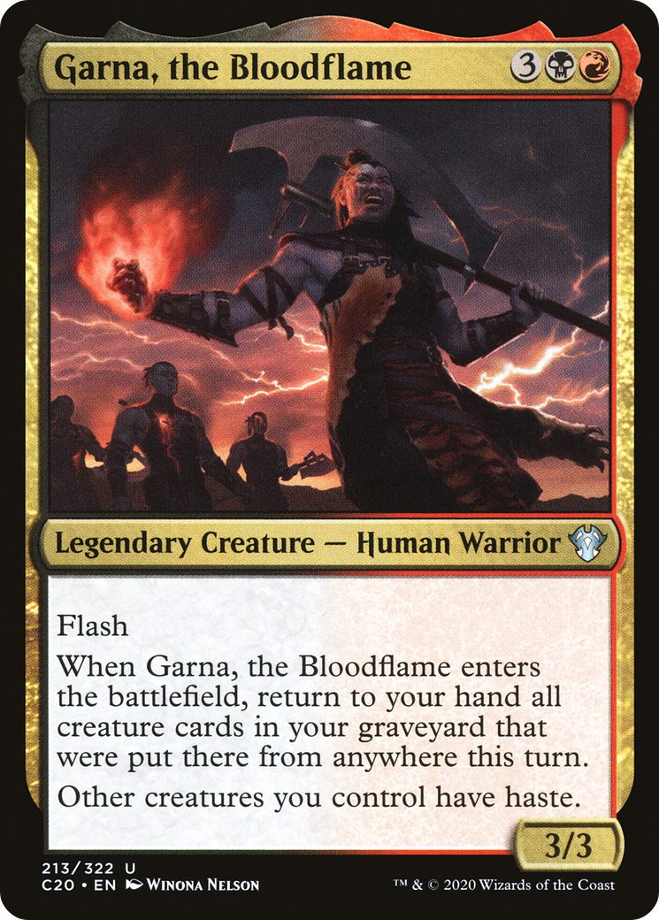 Garna, the Bloodflame [Commander 2020]-1