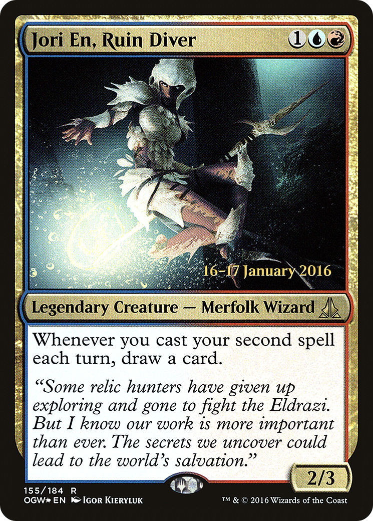 Jori En, Ruin Diver [Oath of the Gatewatch Prerelease Promos]-1