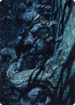 Unnatural Moonrise // Unnatural Moonrise (AMID-070) - Midnight Hunt Art Series (Borderless) Foil-3