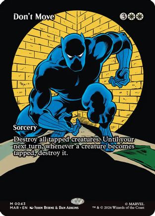 Don't Move (Borderless) (MAR-043) - Marvel Universe Eternal-Legal-1