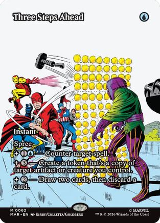 Three Steps Ahead (Borderless) (MAR-062) - Marvel Universe Eternal-Legal Foil-1