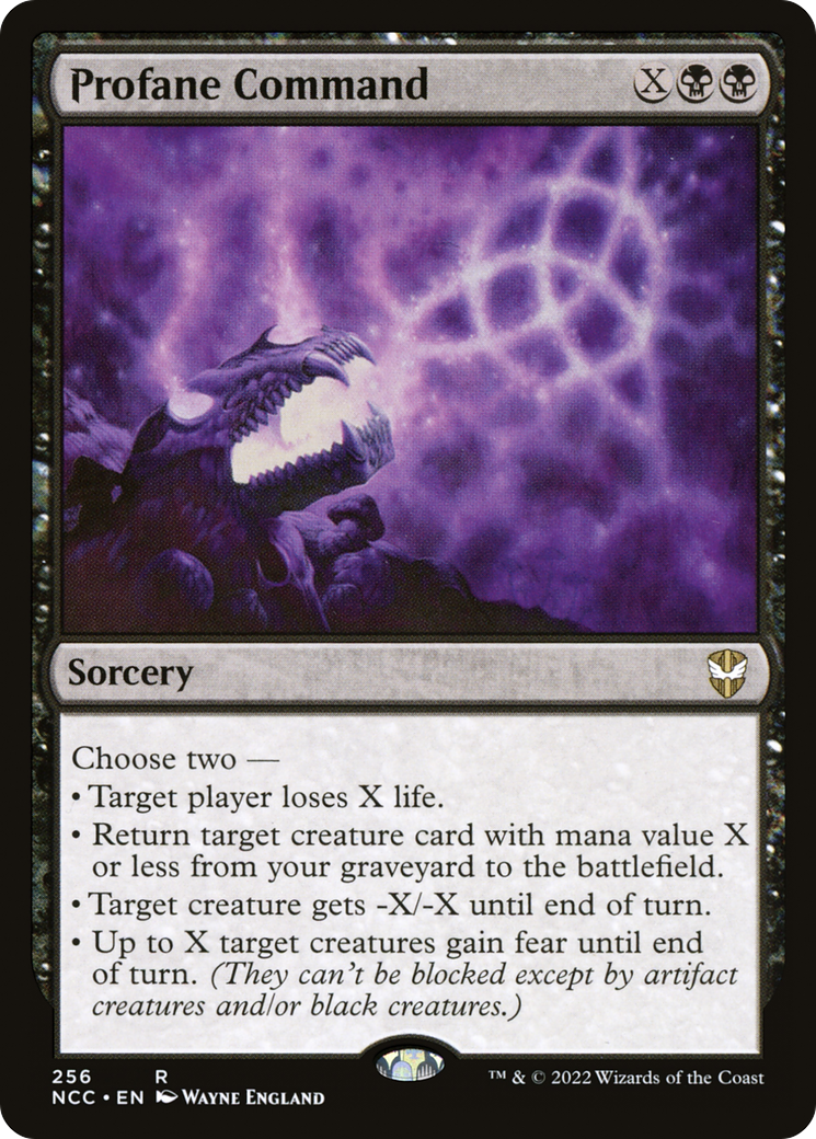 Profane Command [Streets of New Capenna Commander]-1