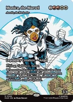 Monica, the Marvel - Aurelia, the Warleader (Borderless) (MAR-086) - Marvel Universe Eternal-Legal-1