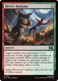 Rhino's Rampage (MSC-823) - Commander: Marvel Super Heroes-1