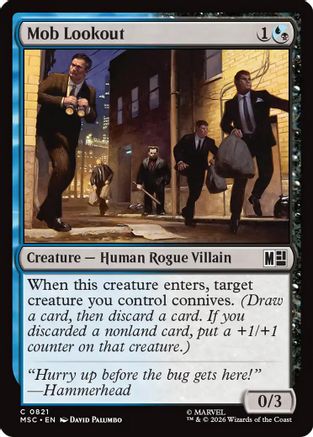 Mob Lookout (MSC-821) - Commander: Marvel Super Heroes-1