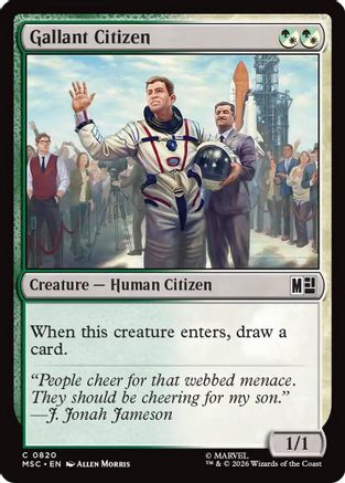 Gallant Citizen (MSC-820) - Commander: Marvel Super Heroes-1