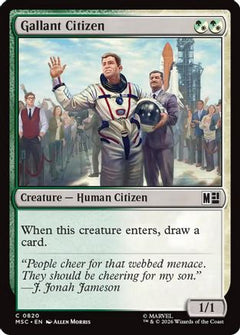 Gallant Citizen (MSC-820) - Commander: Marvel Super Heroes Foil-1