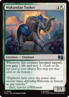Wakandan Tusker (MSC-748) - Commander: Marvel Super Heroes-1
