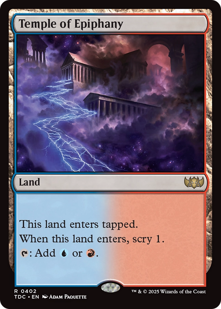 Temple of Epiphany [Tarkir: Dragonstorm Commander]-1