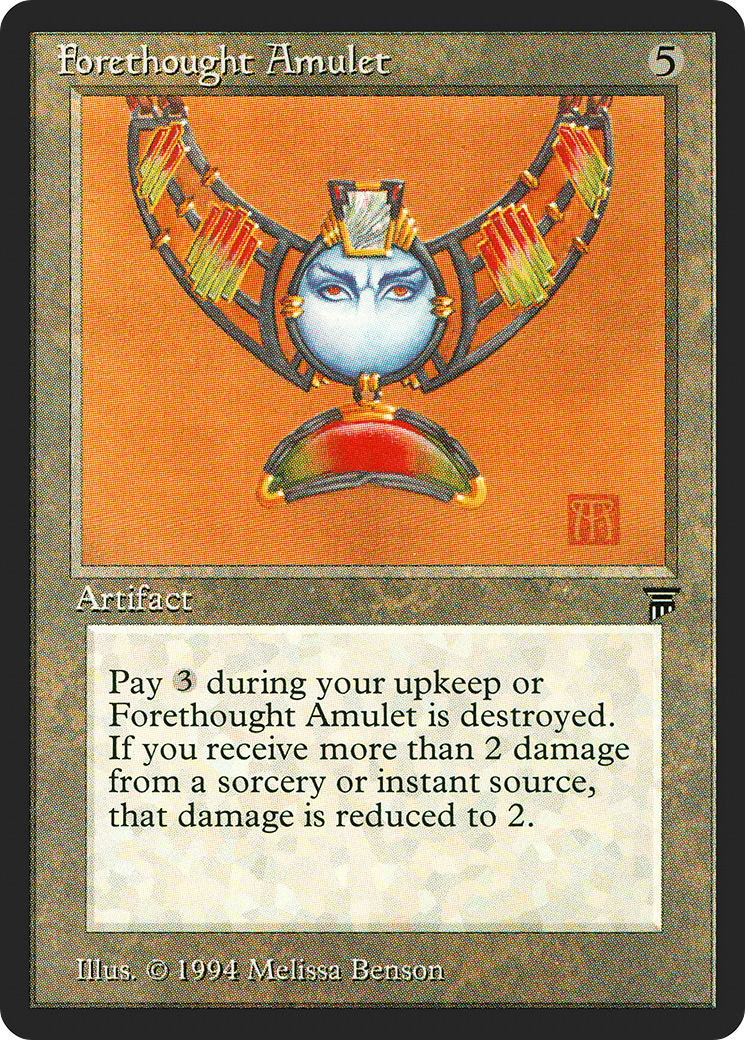 Forethought Amulet [Legends]-1