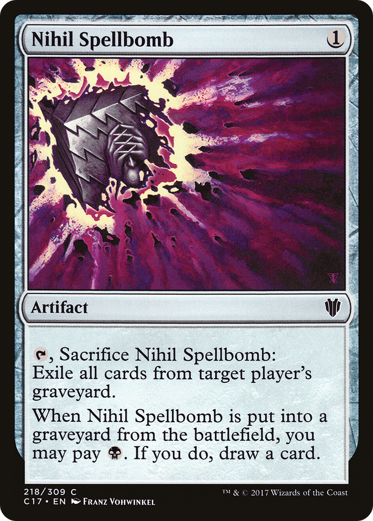 Nihil Spellbomb [Commander 2017]-1