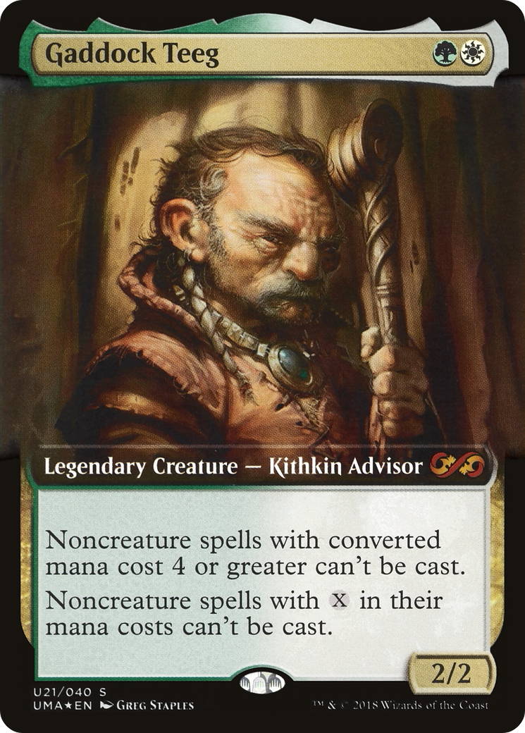 Gaddock Teeg (Topper) [Ultimate Masters Box Topper]-1