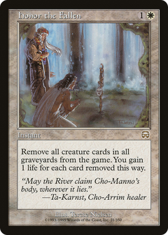 Honor the Fallen [Mercadian Masques]-1