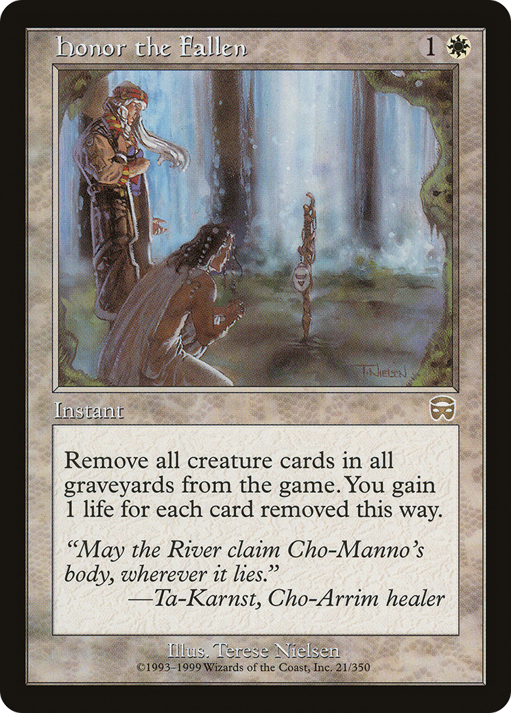 Honor the Fallen [Mercadian Masques]-1