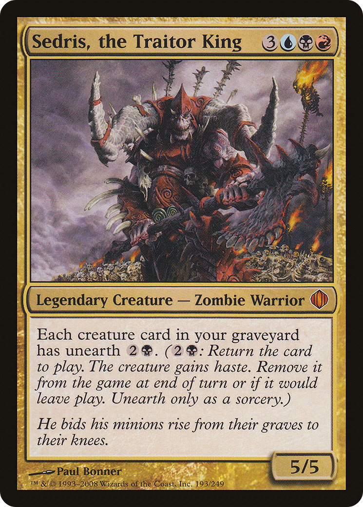 Sedris, the Traitor King [Shards of Alara]-1