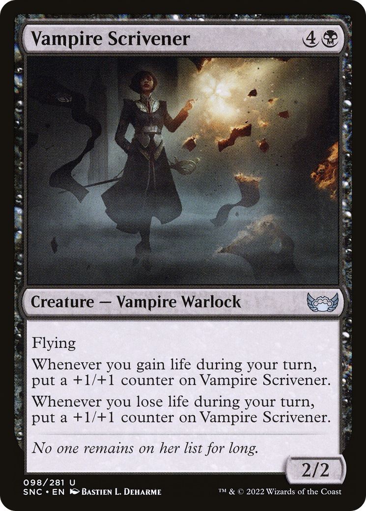 Vampire Scrivener (SNC-098) - Streets of New Capenna-1
