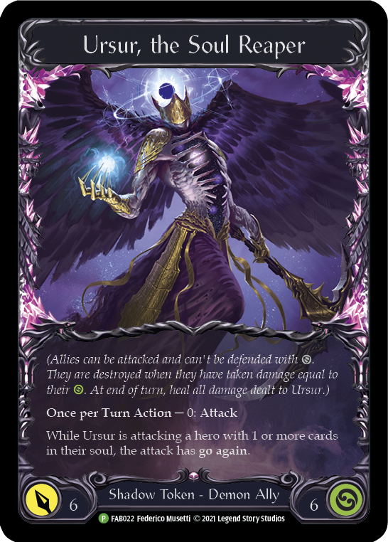 Ursur, the Soul Reaper [FAB022] (Promo)  Cold Foil-1