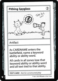 Pithing Spyglass [Mystery Booster Playtest Cards]-1
