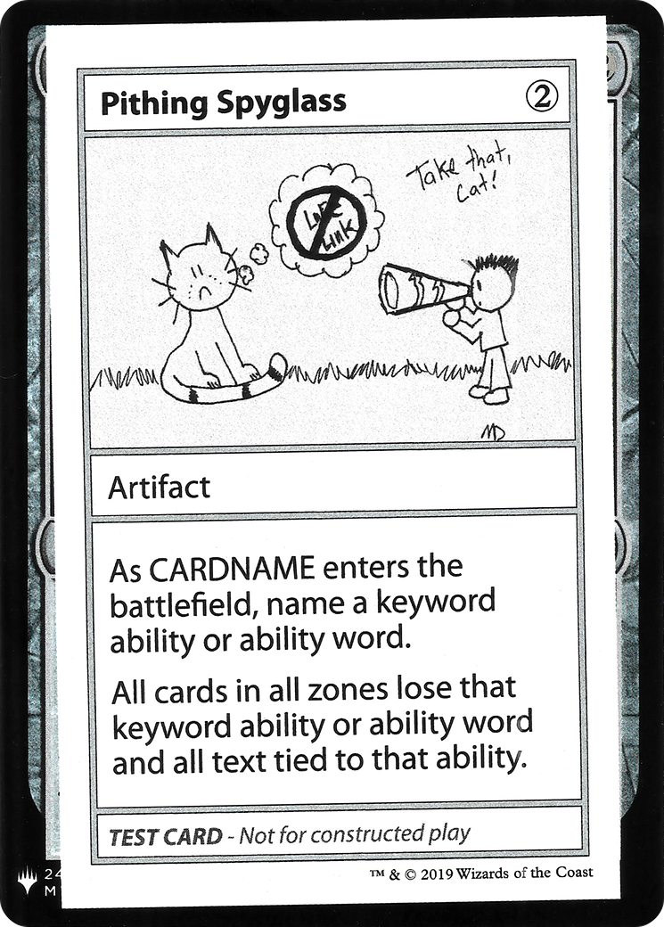 Pithing Spyglass [Mystery Booster Playtest Cards]-1