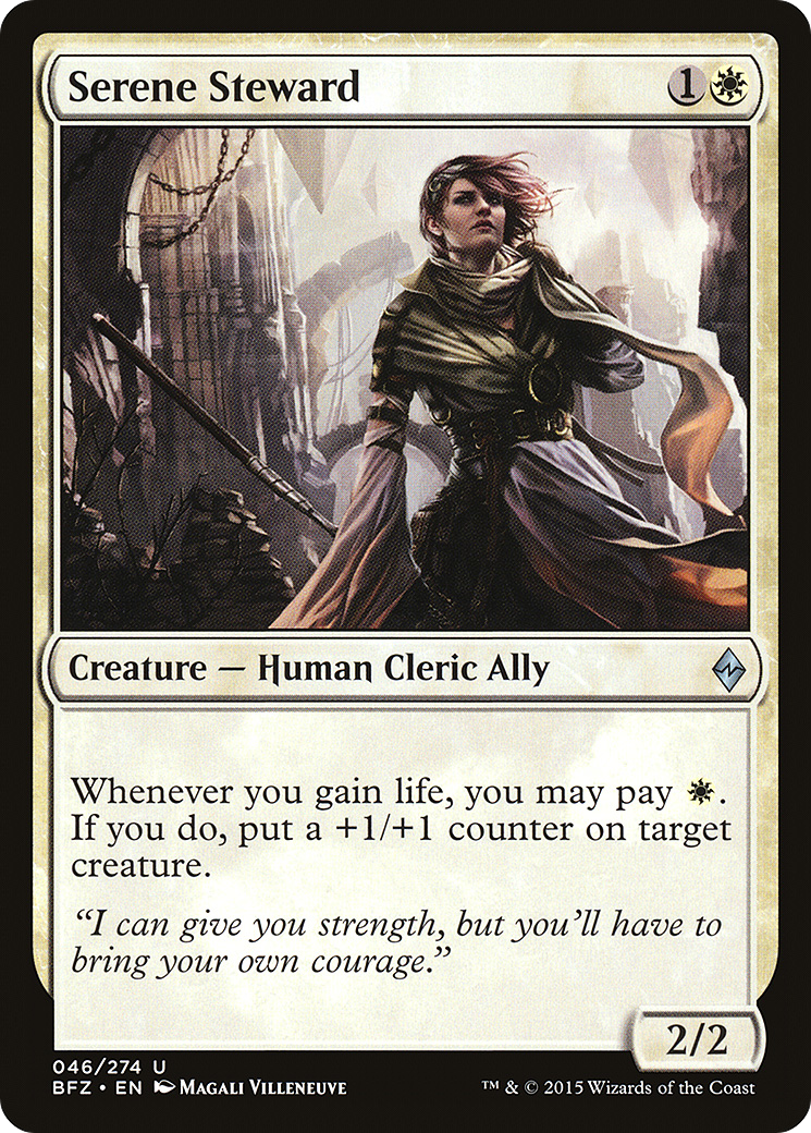 Serene Steward [Battle for Zendikar]-1