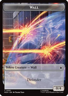 Wall // Moloid Double-Sided Token (MSH-001/013) - Marvel Super Heroes Foil-1