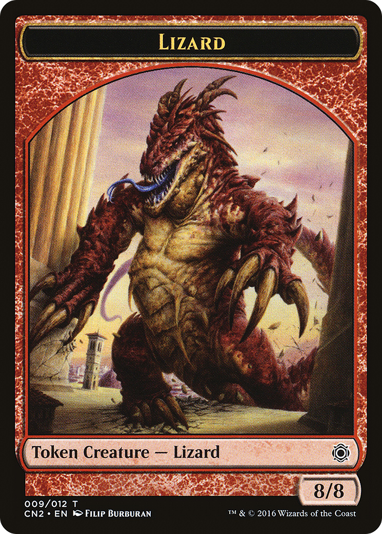Lizard Token [Conspiracy: Take the Crown Tokens]-1