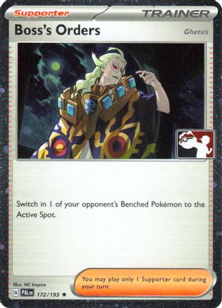 Boss's Orders [Ghetsis] 172/193  - Holofoil Prize Pack Series Cards - Rare-1