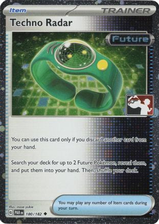 Techno Radar 180/182  - Holofoil Prize Pack Series Cards - Uncommon-1