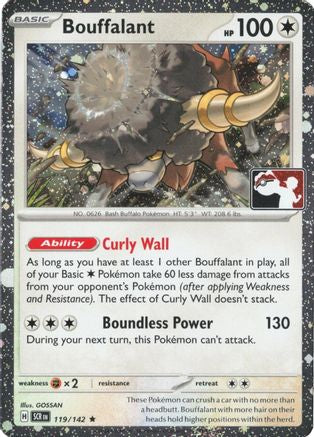 Bouffalant 119/142  - Holofoil Prize Pack Series Cards - Rare-1