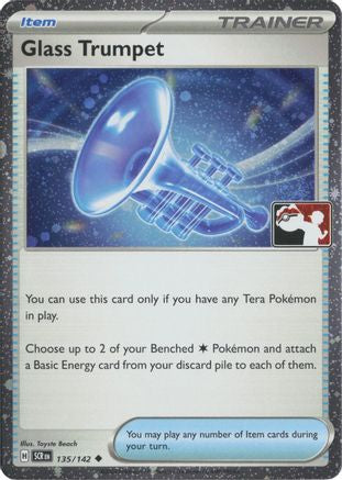 Glass Trumpet 135/142  - Holofoil Prize Pack Series Cards - Uncommon-1