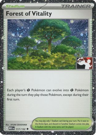 Forest of Vitality 117/132  - Holofoil Prize Pack Series Cards - Uncommon-1
