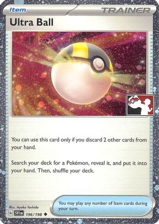 Ultra Ball 196/198  - Holofoil Prize Pack Series Cards - Uncommon-1
