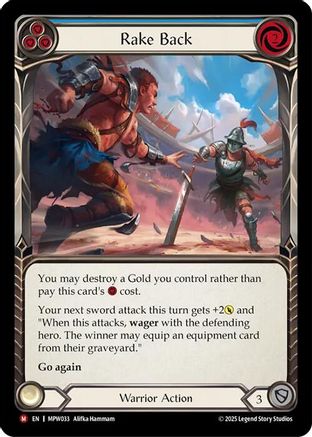 Rake Back (MPW033) - Mastery Pack Warrior-1
