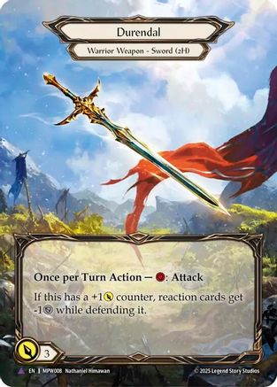 Durendal (Marvel) (MPW008) - Mastery Pack Warrior Cold Foil-1