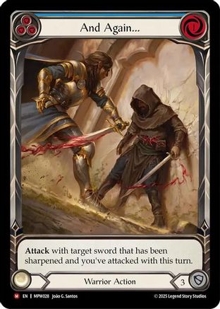 And Again... (Extended Art) (MPW028) - Mastery Pack Warrior Rainbow Foil-1