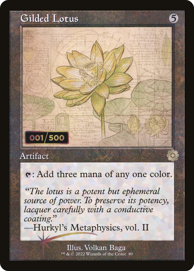 Gilded Lotus (Retro Schematic) (Serialized) [The Brothers' War Retro Artifacts]-1