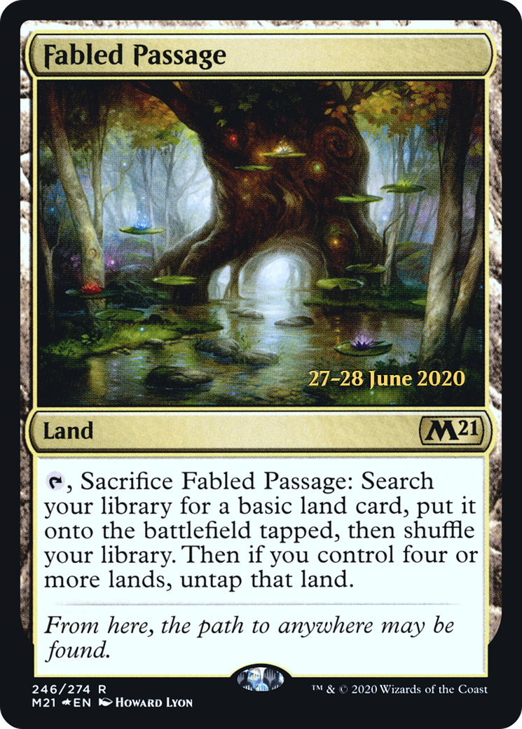 Fabled Passage [Core Set 2021 Prerelease Promos]-1