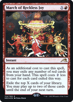 March of Reckless Joy [Kamigawa: Neon Dynasty Prerelease Promos]-1