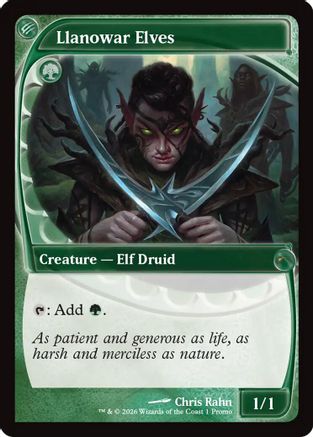 Llanowar Elves (MFP-001) - MagicFest Cards Foil-1