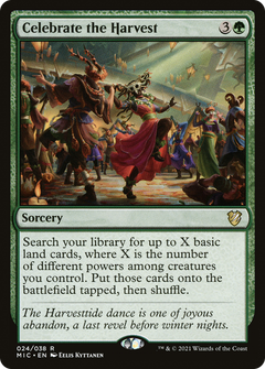 Celebrate the Harvest [Innistrad: Midnight Hunt Commander]-1