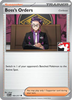 Boss's Orders [Corbeau] 183/217  Prize Pack Series Cards - Uncommon-1